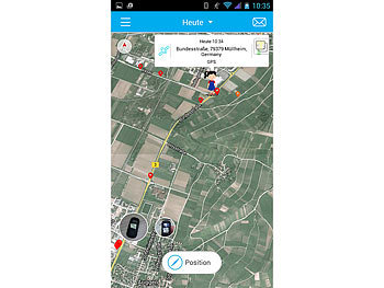 Hundehalsband 20-40 cm f/ür GPS-//GSM-Tracker GT-340 GPS Tracker SMS simvalley MOBILE Zubeh/ör zu GPS-Tracker mit SIM
