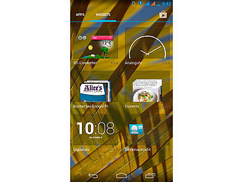 simvalley Mobile Dual-SIM-Smartphone SPX-28 QuadCore 5.0", Android 4.2