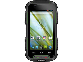 simvalley Mobile Outdoor-Smartphone SPT-900 V2, 4", Android 4.4, IP68