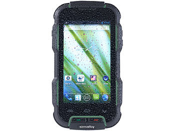 simvalley Mobile Outdoor-Smartphone SPT-900 V2, 4", Android 4.4, IP68
