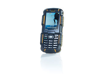 simvalley Mobile Dual-SIM-Outdoor-Handy mit Walkie-Talkie XT-980