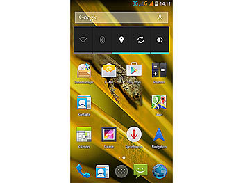 simvalley Mobile Dual-SIM-Smartphone SPX-26 QuadCore 5.0", Android 4.4