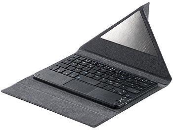 GeneralKeys Tastatur-Schutzcover mit Bluetooth & Touchpad für 8"-Tablets&iPad Mini