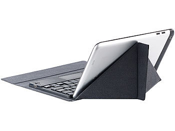 GeneralKeys Tastatur-Schutzcover mit Bluetooth & Touchpad für 8"-Tablets&iPad Mini