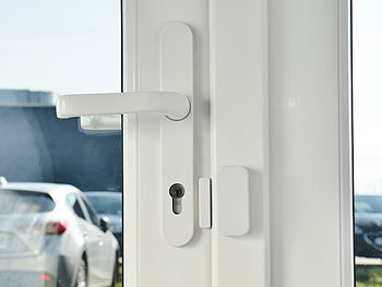 VisorTech Funk-Tür- & Fenster-Sensor für Alarmanlage XMD-4200/4400.pro/5400.wifi