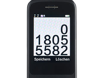 simvalley Mobile Notruf-Klapp-Handy mit Garantruf Premium, Dual-SIM (Versandrückläufer)