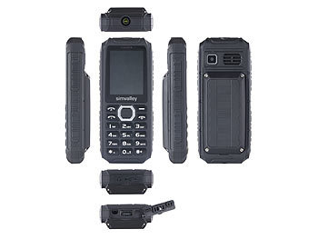 simvalley Mobile Outdoor-Dual-SIM-Handy, Powerbank-Akku, IP67 (Versandrückläufer)