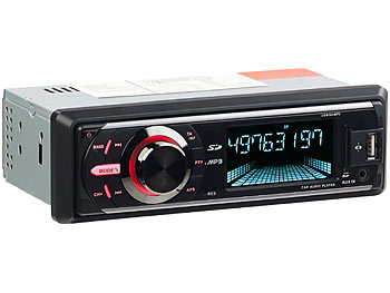 Creasono MP3-Autoradio mit DAB+, Bluetooth, Freisprecher, USB & SD, 4x 50 Watt