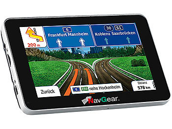 NavGear 5" Navigationssystem StreetMate "RSX-50-3D" D/A/CH