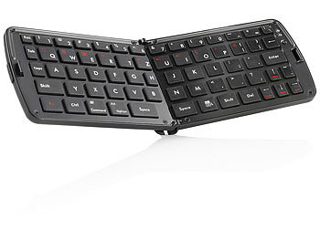 GeneralKeys Faltbare Tastatur mit Bluetooth für PC, Tablet & Smartphone