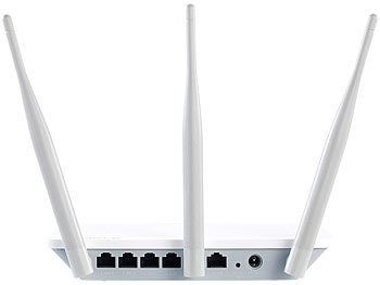 7links 300-Mbit-High-Power-WLAN-Router mit einstellbarer Sendeleistung
