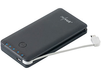 revolt Powerbank mit 5.200 mAh für iPad, iPhone, Handy & USB-Geräte