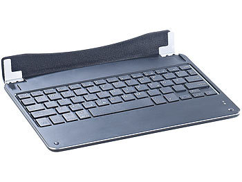 GeneralKeys Aufsteckbare Alu-Tastatur mit Bluetooth für iPad Air/Air 2 DEUTSCH