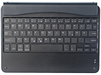 GeneralKeys Aufsteckbare Alu-Tastatur mit Bluetooth für iPad Air/Air 2 DEUTSCH