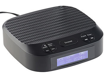 VR-Radio Digitaler Radiowecker mit DAB+ & UKW-Empfang, 10 Stations-Speicher