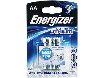 Energizer Lithium-Batterie Ultimate Mignon AA 1,5 Volt im 2er-Pack