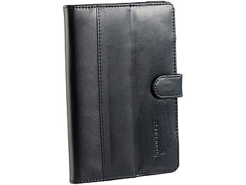 Schutzhülle Tablet: TOUCHLET Tablet-Schutztasche, 7,85" (19,9 cm), mit Aufsteller, Leder-Optik