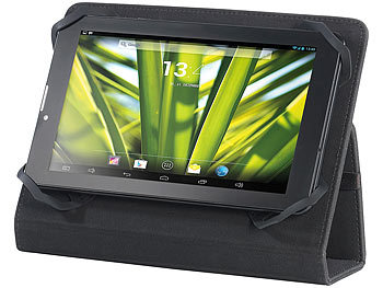 Schutzhülle Tablet: TOUCHLET Universal Schutztasche 7" mit Aufsteller für Tablet-PC