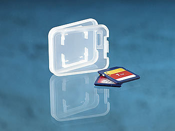 1FD8 Speicherkartenhülle SD-Kartenbox Kunststoff MINI Transparent SDHC 