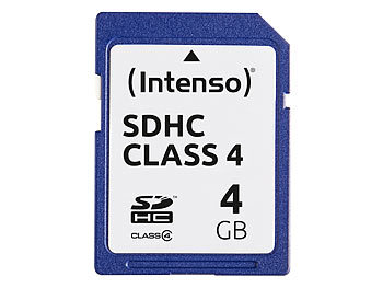 Intenso SecureDigital SD-Speicherkarte 4 GB Class 4 (SDHC)