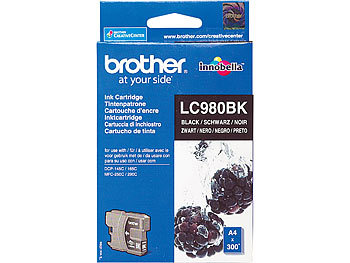 Original-Brother-Tinten: Brother Original Tintenpatrone LC980BK, black