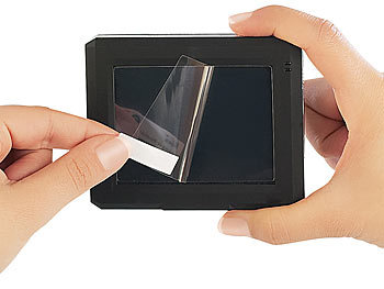 Handy Schutzfolie: Somikon Zuschneidbare Schutzfolie für alle Displays bis 8,8 cm (3,5")