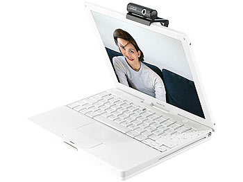 Somikon Full-HD-Skype-Kamera "WEC-330.HD" zum Top-Mitbestellpreis
