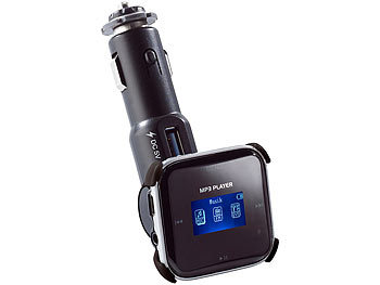 auvisio 3in1-MP3-Player LCD mit FM-Transmitter & Radio (Versandrückläufer)