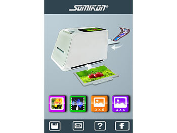 Somikon SD-345.easy Dia-/Foto-Scanstation für iPhone4/5/Samsung SGS2/3