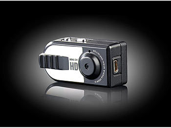 Somikon HD-Mini-Kamera AC-960.hd mit Öse zum Aufhängen