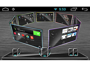 NavGear 2-DIN Android-Autoradio DSR-N 270 mit GPS, WiFi, BT2