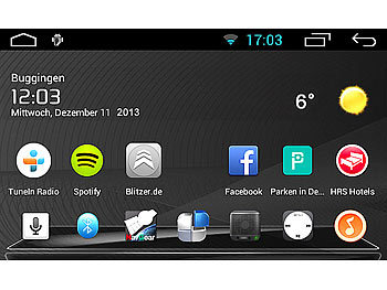 NavGear 2-DIN Android-Autoradio DSR-N 370 - GPS, WiFI, BT2, ELA-Link