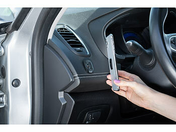 Lescars Handyhalter zum Kleben: Universal-Kfz-Halterung zum Aufkleben für  alle Smartphones (Handyhalterung Auto Kleben)