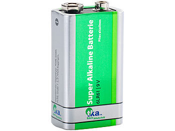 Superlife 9V-Block Alkaline-Batterie / 9v Batterien