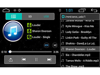 NavGear 1-DIN Android-Autoradio DSR-N 310 - GPS (Versandrückläufer)