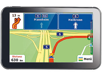 PEARL 5"-GPS-Navigationssystem VX-50 Easy (Versandrückläufer)