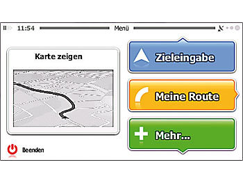 PEARL Navigationssystem VX-50 Easy mit Deutschland-Karte (Versandrückläufer)