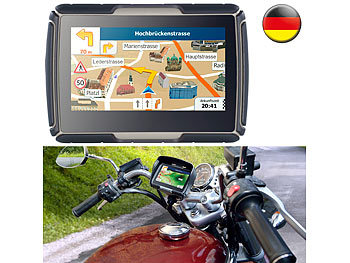 NavGear TourMate N4, Motorrad-, Kfz- & Outdoor-Navi mit Deutschland