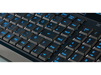 GeneralKeys USB-Tastatur ''Light Key'' mit Beleuchtung (refurbished)