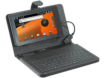 TOUCHLET 2in1-Schutztasche mit Tastatur für Tablet-PC (Versandrückläufer)