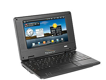 Meteorit Android-Netbook "NB-7" mit 17,8-cm-Display, 800-MHz-CPU, WLAN