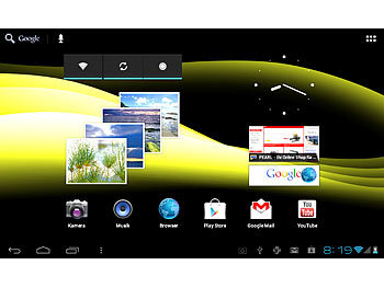 TOUCHLET Tablet-PC X5 mit Android4.0, kapazitivem 7"-Touchscreen, HDMI