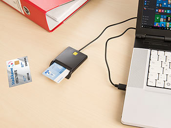 Xystec USB-Chipkarten-Leser & Smartcard-Reader (Versandrückläufer)