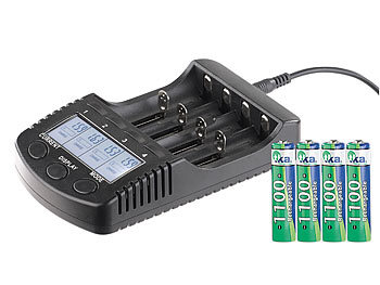 Universal Akku Batterie Aufladegerät Ladegerät für 4 AA AAA Schnelladegerät 
