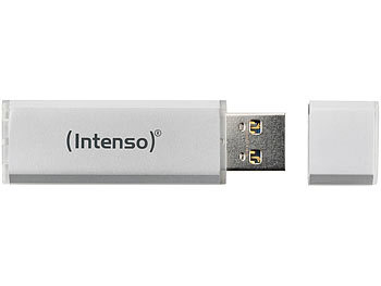 Flash Drive USB: Intenso Ultra Line USB-3.0-Speicherstick mit 128 GB, silber