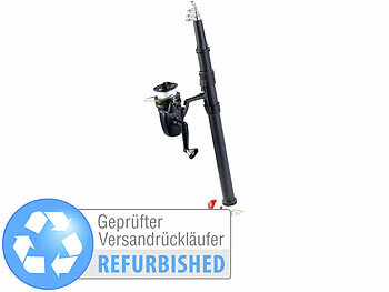 Speeron Kompakte Teleskop-Angelrute für Einsteiger und Reise,Versandrückläufer