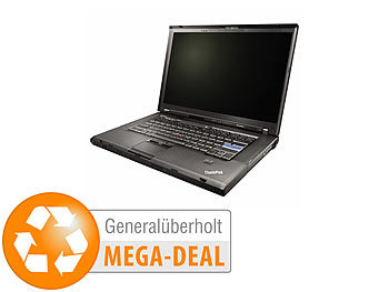 Lenovo ThinkPad T500, 15,4" WSXGA+, C2D 2x2,53GHz,4GB (refurbished)