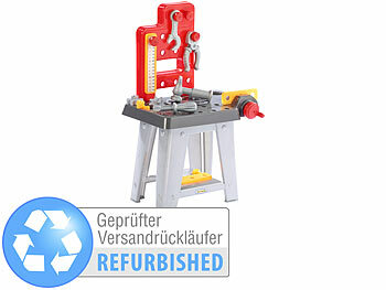 Playtastic Mini-Werkbank mit Werkzeugset, Höhe 60 cm,Versandrückläufer 