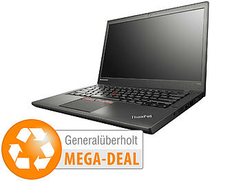 Lenovo Thinkpad T450s, 35,6 cm / 14", Core i5, 500GB SSHD, Win 10 (refurb.)