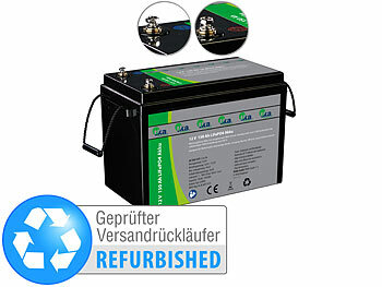 Notstromakku: tka LiFePO4-Akku 12 V, 150 Ah, 1920 Wh, BMS, Versandrückläufer 